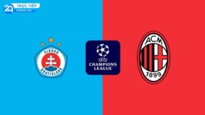 soi keo tran slovan bratislava va ac milan